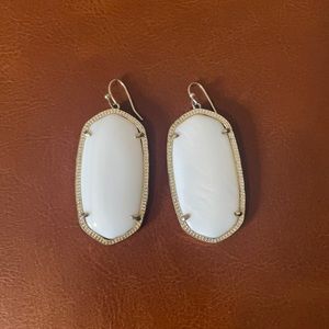 Kendra Scott White Earrings